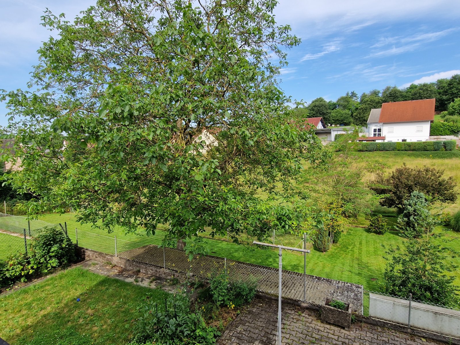  Blick von Arbeitszimmer EG